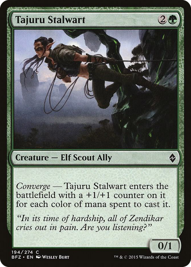 0194 Tajuru Stalwart C Battle for Zendikar