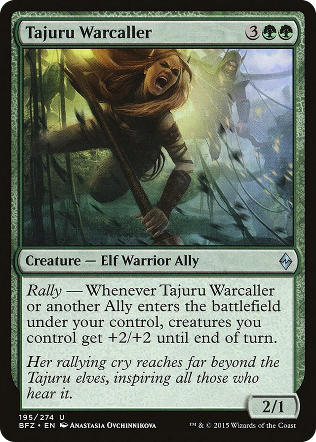0195 Tajuru Warcaller U Battle for Zendikar
