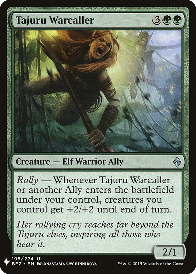 0195 Tajuru Warcaller U The List Reprints