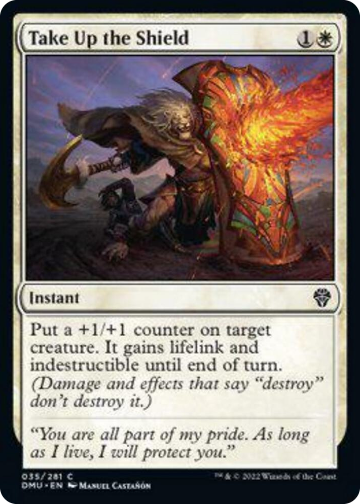0035 Take Up the Shield C Dominaria United