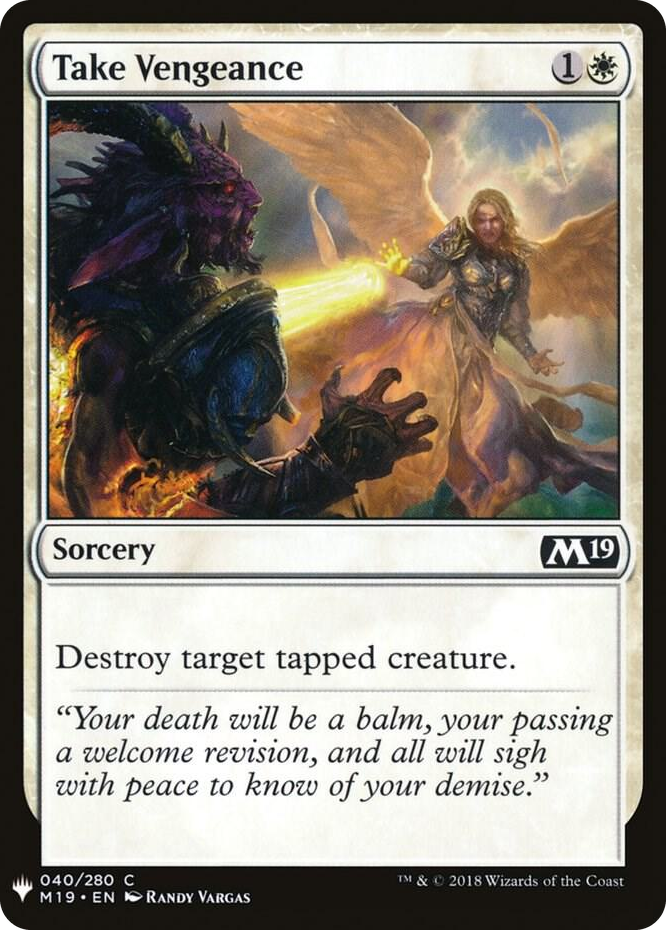 Take Vengeance #40 C - The List Reprints Pokemon card