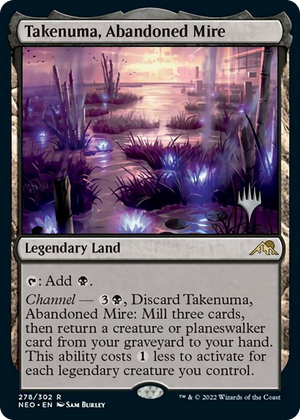 0278 Takenuma, Abandoned Mire R Promo Pack: Kamigawa: Neon Dynasty