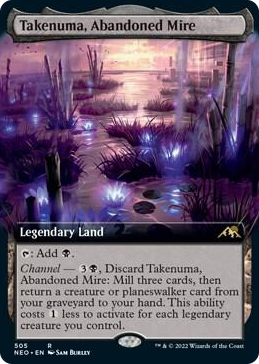 0505 Takenuma, Abandoned Mire (Extended Art) R Kamigawa: Neon Dynasty