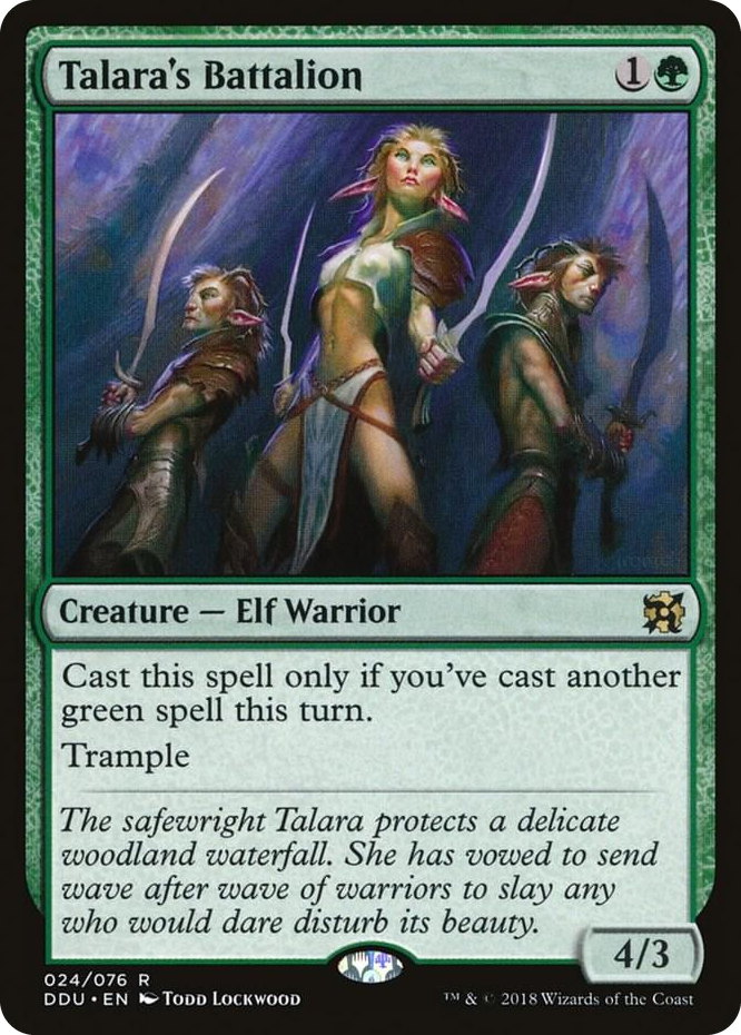 0024 Talara's Battalion R Duel Decks: Elves vs. Inventors