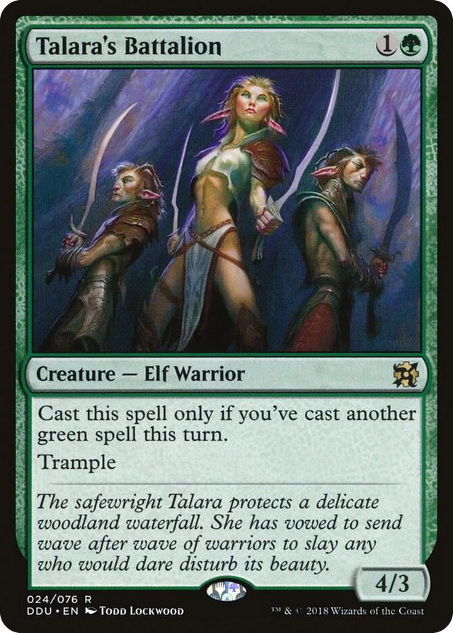 0024 Talara's Battalion R Duel Decks: Elves vs. Inventors