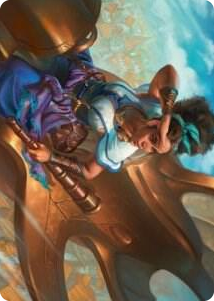 0017 Talas Lookout Art Card S Art Series: Dominaria United