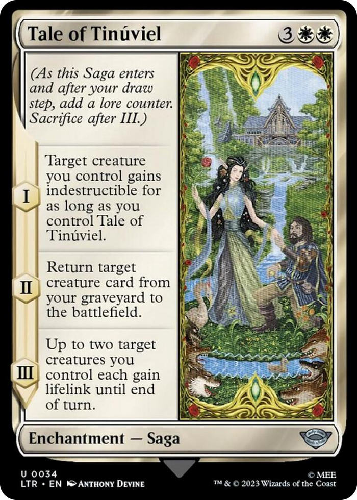 Tale of Tinuviel #34 U - Universes Beyond: The Lord of the Rings: Tales of Middle-earth Pokemon card
