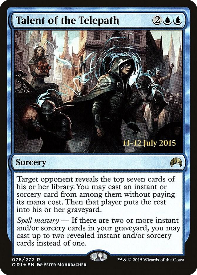 0078 Talent of the Telepath R Prerelease Cards