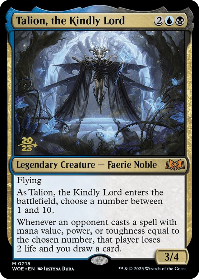 0215 Talion, the Kindly Lord M Prerelease Cards