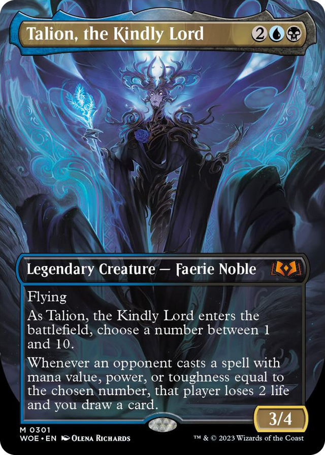 0301 Talion, the Kindly Lord (Borderless) M Wilds of Eldraine