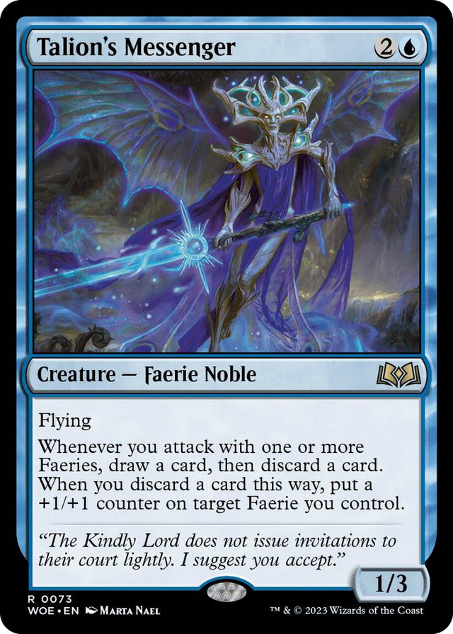 0073 Talion's Messenger R Wilds of Eldraine