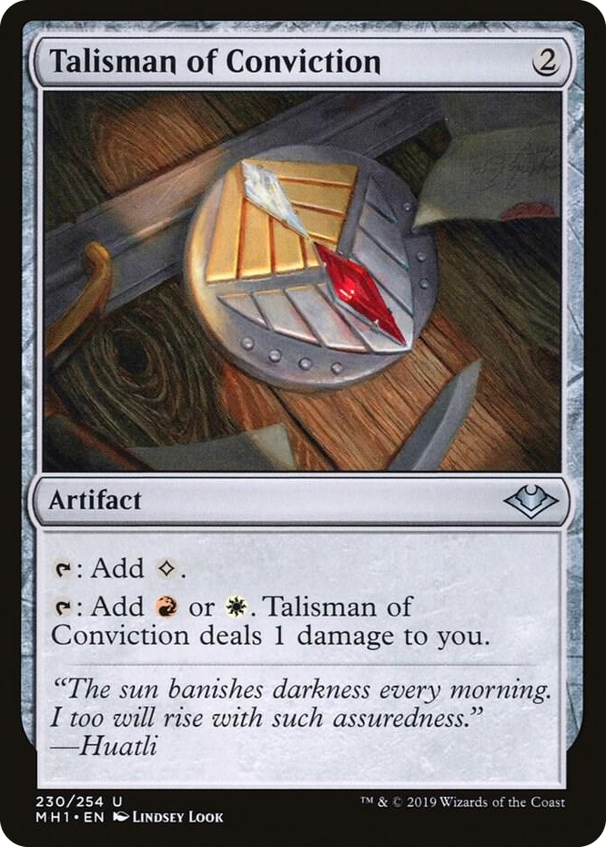 0230 Talisman of Conviction U Modern Horizons