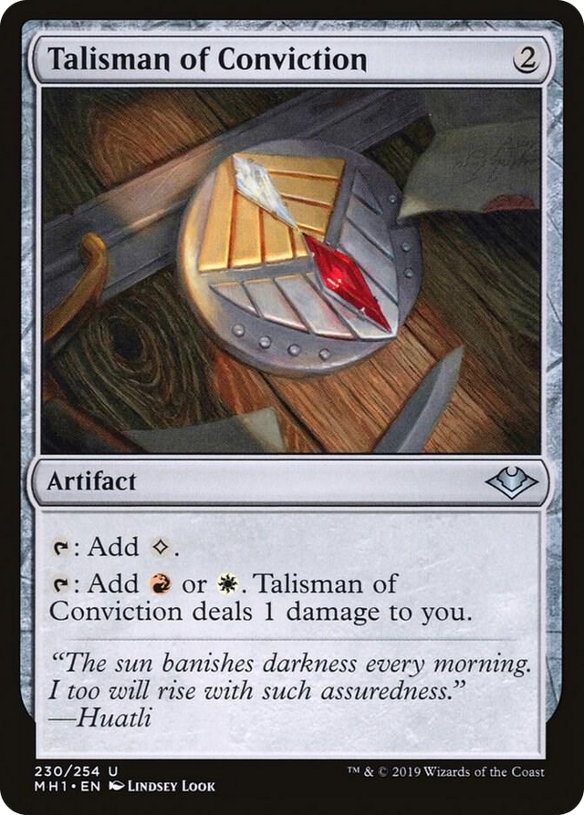 0230 Talisman of Conviction U Modern Horizons
