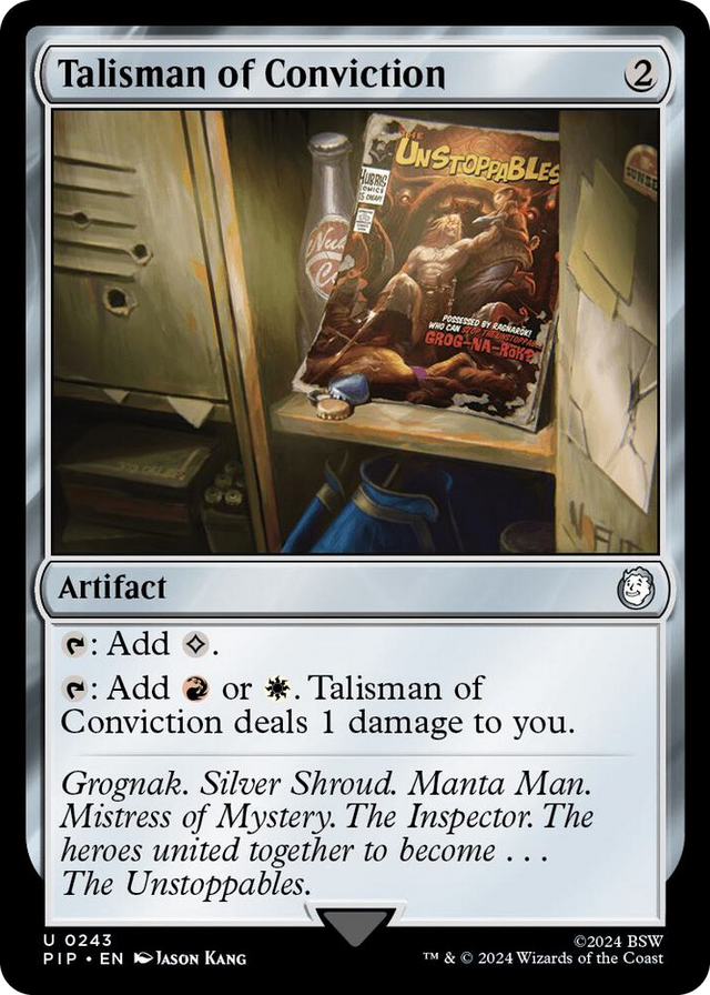 0243 Talisman of Conviction U Universes Beyond: Fallout