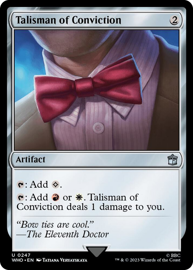 0247 Talisman of Conviction U Universes Beyond: Doctor Who