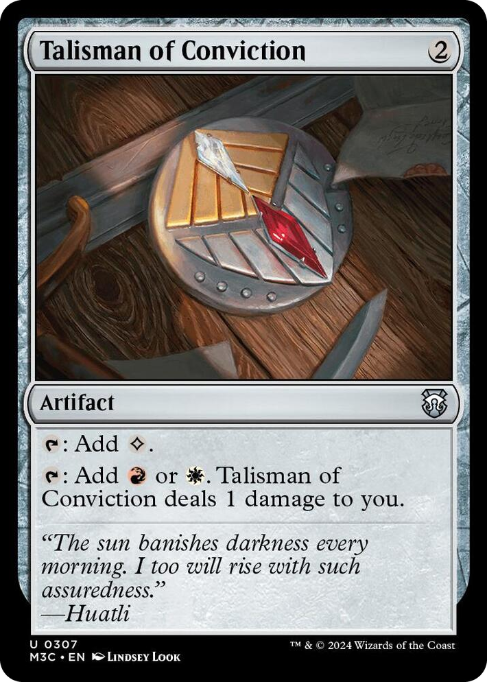 0307 Talisman of Conviction U Commander: Modern Horizons 3