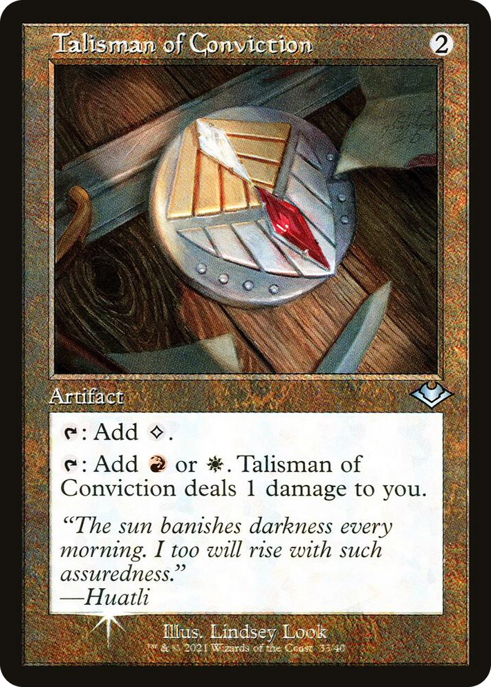 0033 Talisman of Conviction (Retro Frame) U Modern Horizons