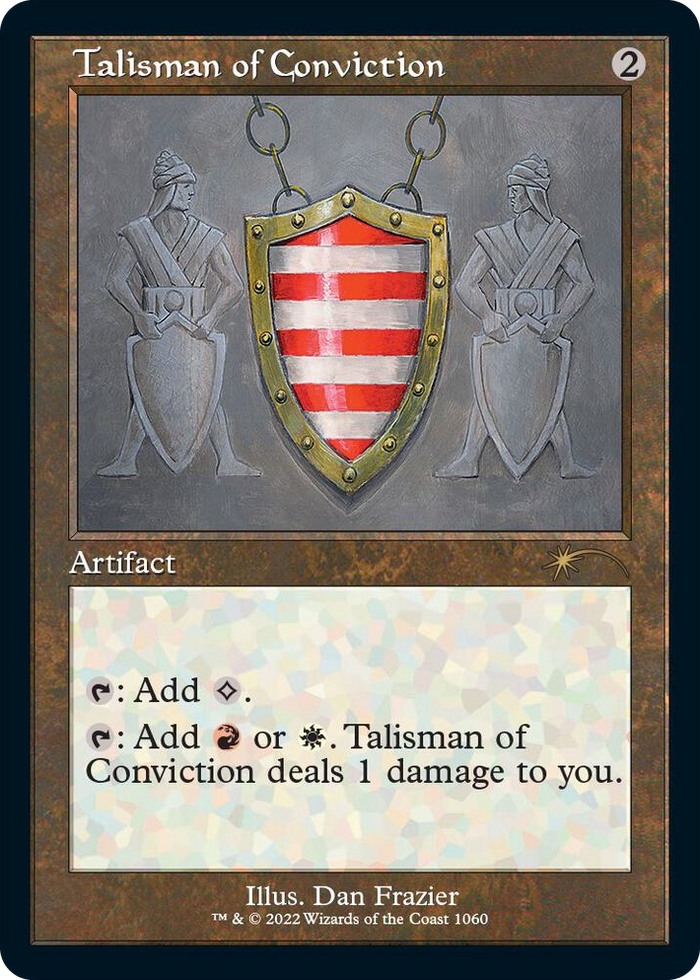 Talisman of Conviction (Retro Frame) #1060 R - Secret Lair Drop Series Pokemon card