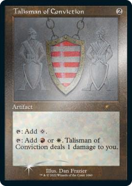 Talisman of Conviction (Retro Frame) (Foil Etched) #1060 R - Secret Lair Drop Series Pokemon card
