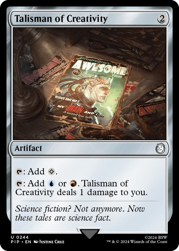 0244 Talisman of Creativity U Universes Beyond: Fallout