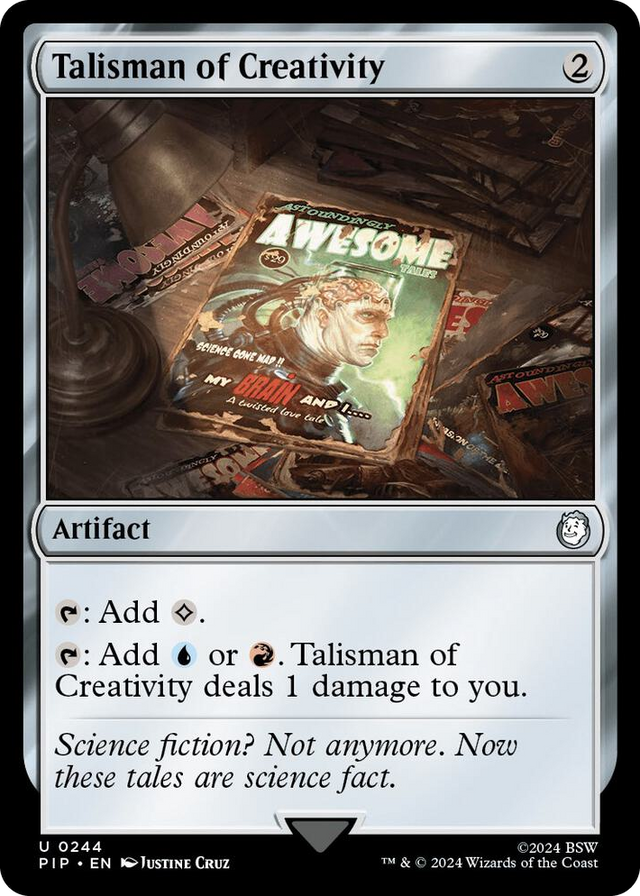 0244 Talisman of Creativity U Universes Beyond: Fallout