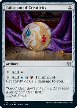 0269 Talisman of Creativity U Commander 2021
