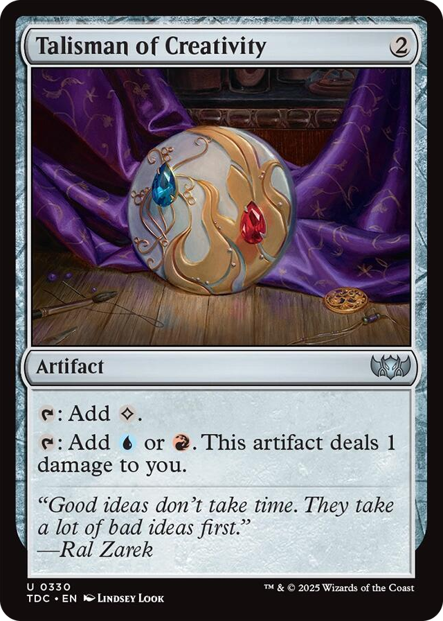 0330 Talisman of Creativity U Commander: Tarkir: Dragonstorm