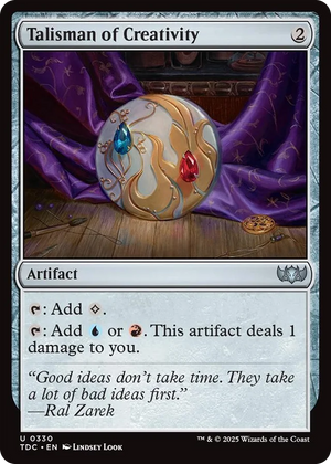 0330 Talisman of Creativity U Commander: Tarkir: Dragonstorm
