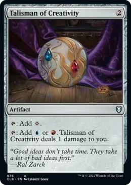 Talisman of Creativity #876 U - Commander Legends: Battle for Baldur's Gate Pokemon card