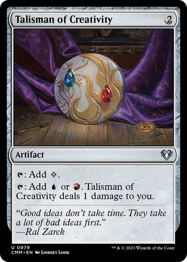0979 Talisman of Creativity U Commander Masters