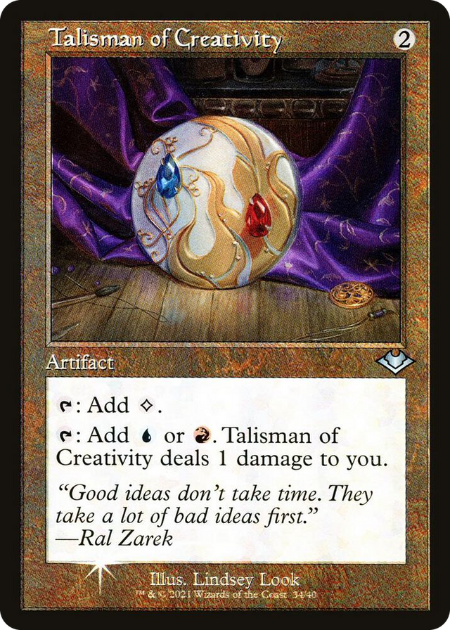 0034 Talisman of Creativity (Retro Frame) U Modern Horizons