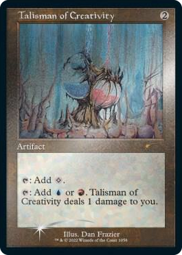 1058 Talisman of Creativity (Retro Frame) (Foil Etched) R Secret Lair Drop Series