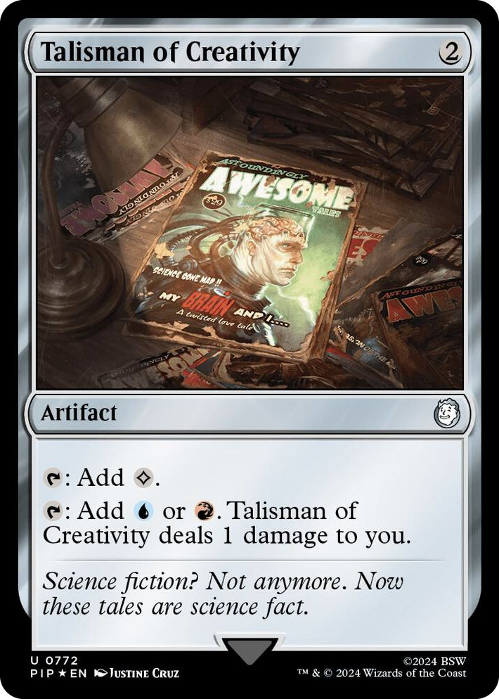 0772 Talisman of Creativity (Surge Foil) U Universes Beyond: Fallout