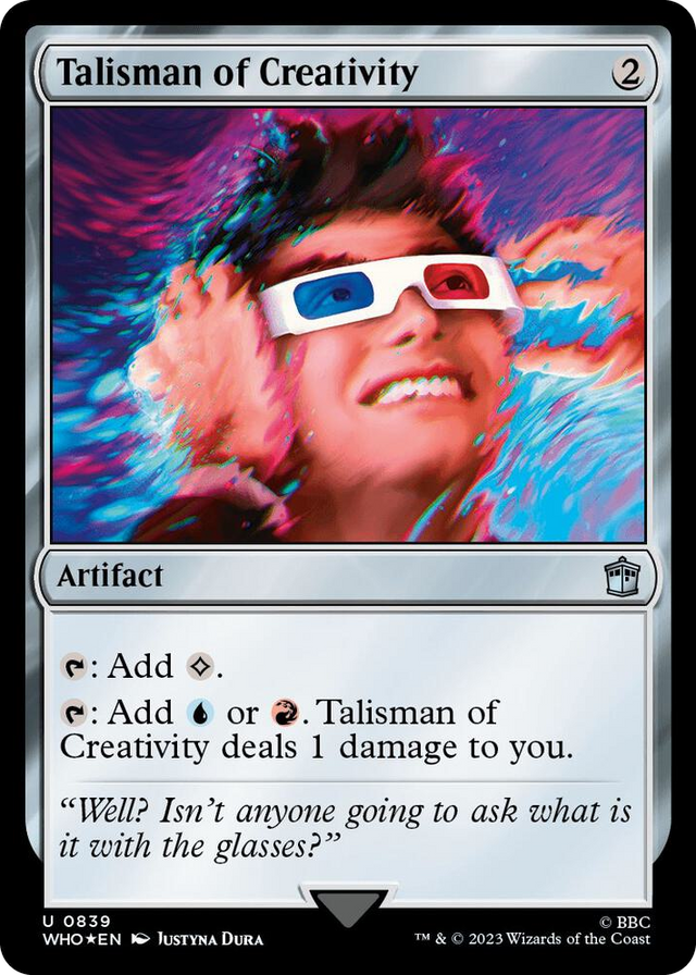 0839 Talisman of Creativity (Surge Foil) U Universes Beyond: Doctor Who