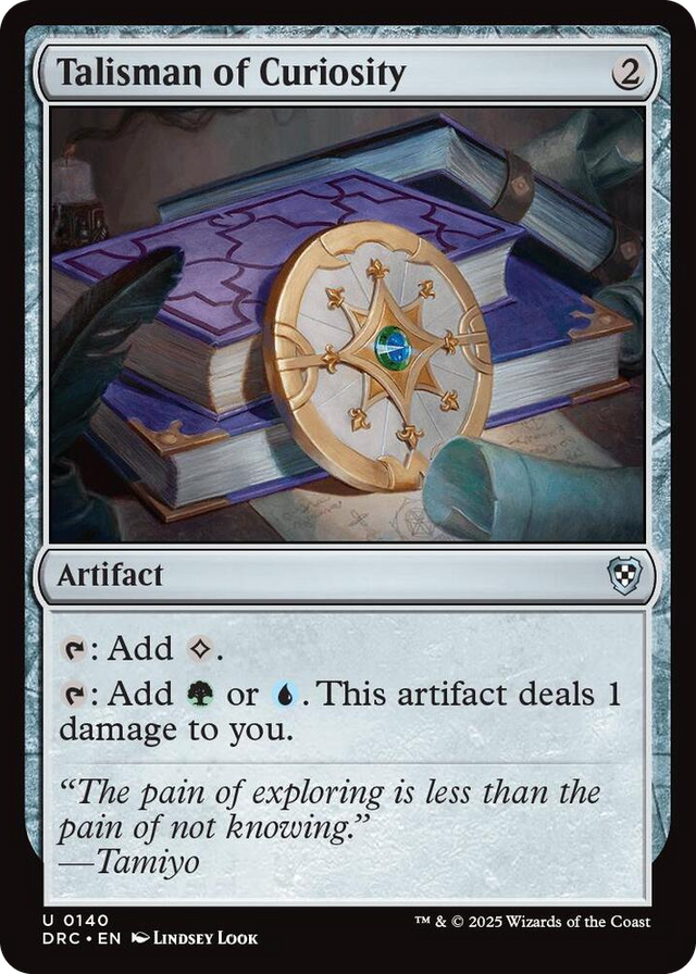0140 Talisman of Curiosity U Commander: Aetherdrift