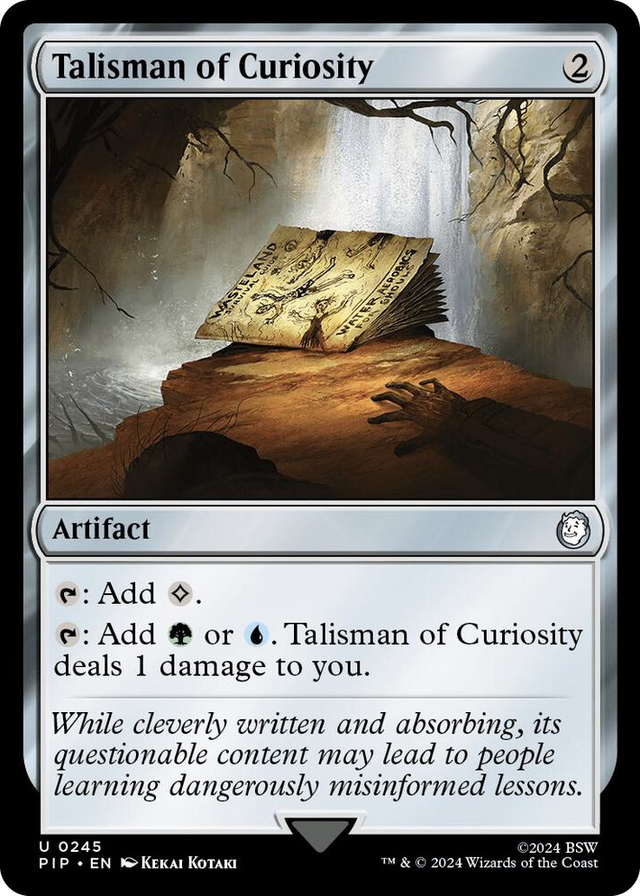 0245 Talisman of Curiosity U Universes Beyond: Fallout