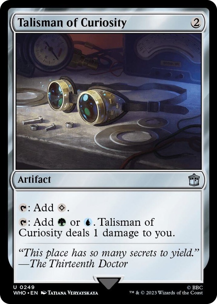 0249 Talisman of Curiosity U Universes Beyond: Doctor Who