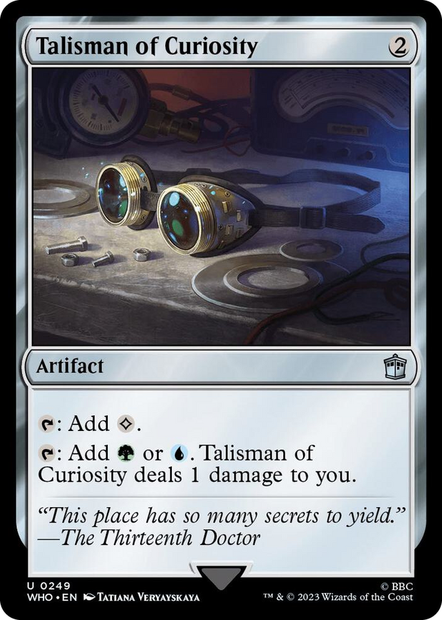 0249 Talisman of Curiosity U Universes Beyond: Doctor Who
