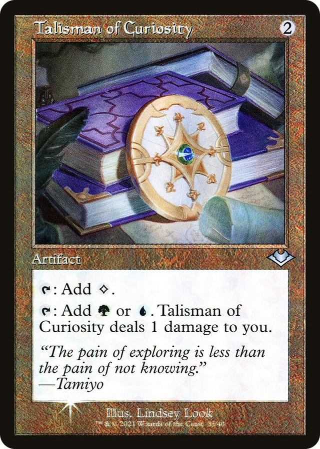 0035 Talisman of Curiosity (Retro Frame) U Modern Horizons