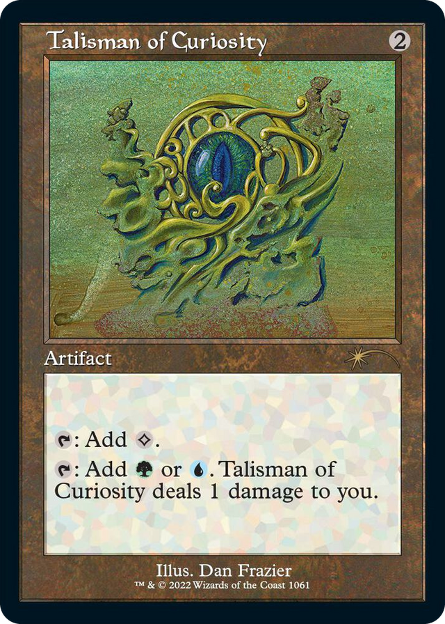 1061 Talisman of Curiosity (Retro Frame) R Secret Lair Drop Series