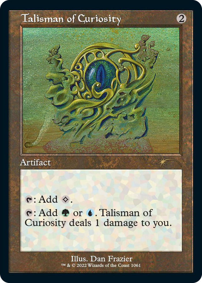 Talisman of Curiosity (Retro Frame) #1061 R - Secret Lair Drop Series Pokemon card
