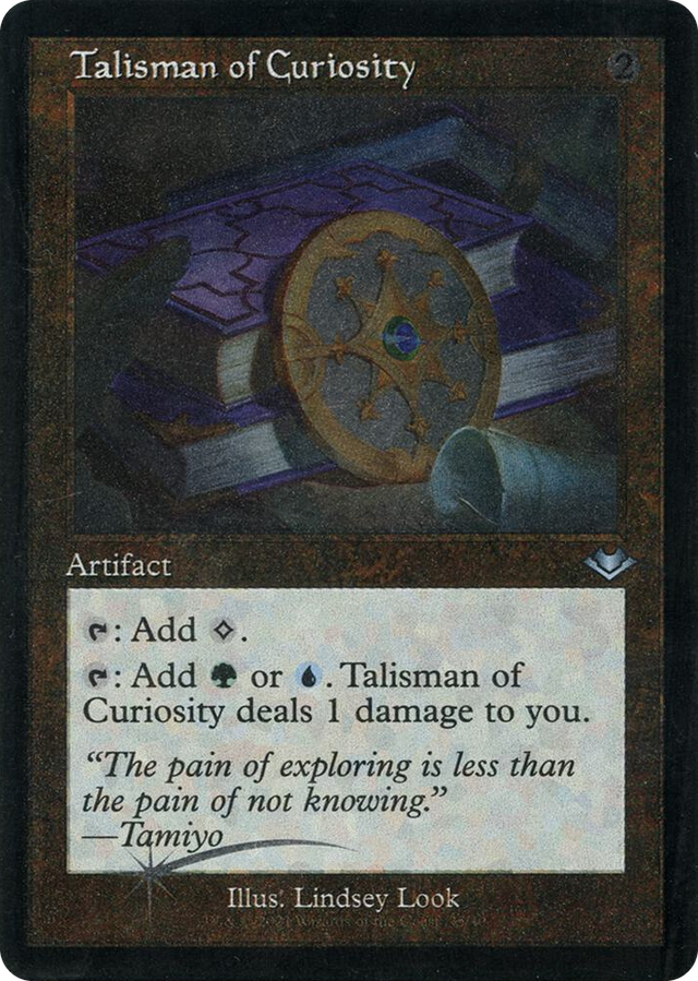 0035 Talisman of Curiosity (Retro Frame) (Foil Etched) U Modern Horizons