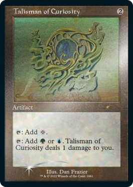 Talisman of Curiosity (Retro Frame) (Foil Etched) #1061 R - Secret Lair Drop Series Pokemon card