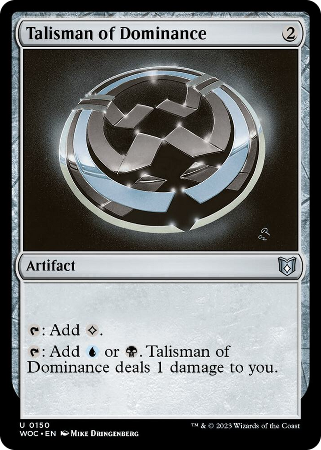 0150 Talisman of Dominance U Commander: Wilds of Eldraine