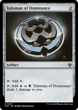 0242 Talisman of Dominance U Commander: Murders at Karlov Manor