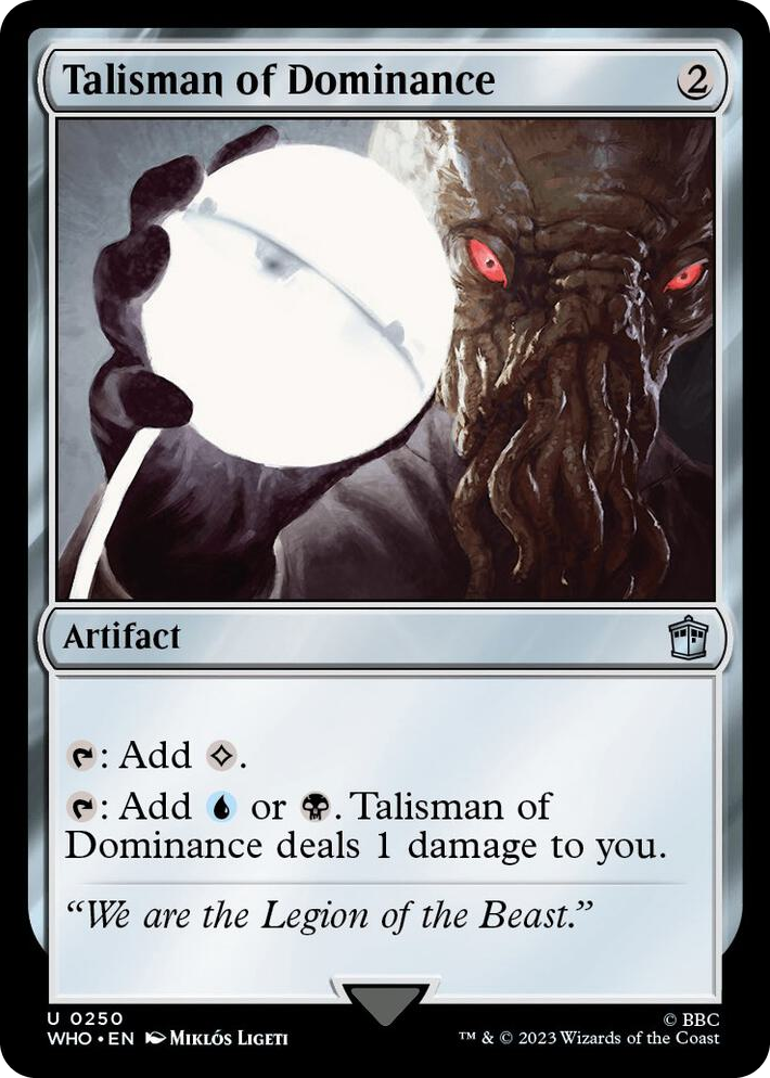 0250 Talisman of Dominance U Universes Beyond: Doctor Who