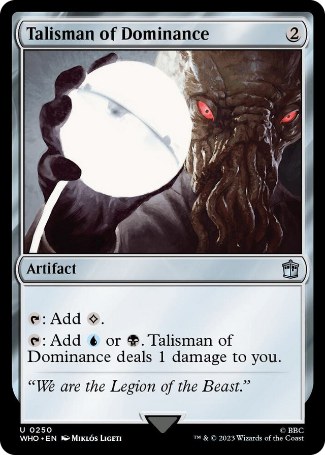 0250 Talisman of Dominance U Universes Beyond: Doctor Who