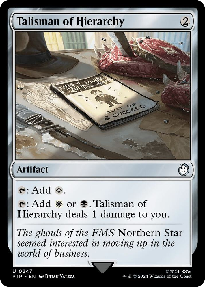 0247 Talisman of Hierarchy U Universes Beyond: Fallout
