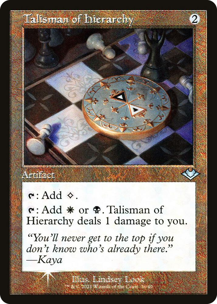 0036 Talisman of Hierarchy (Retro Frame) U Modern Horizons