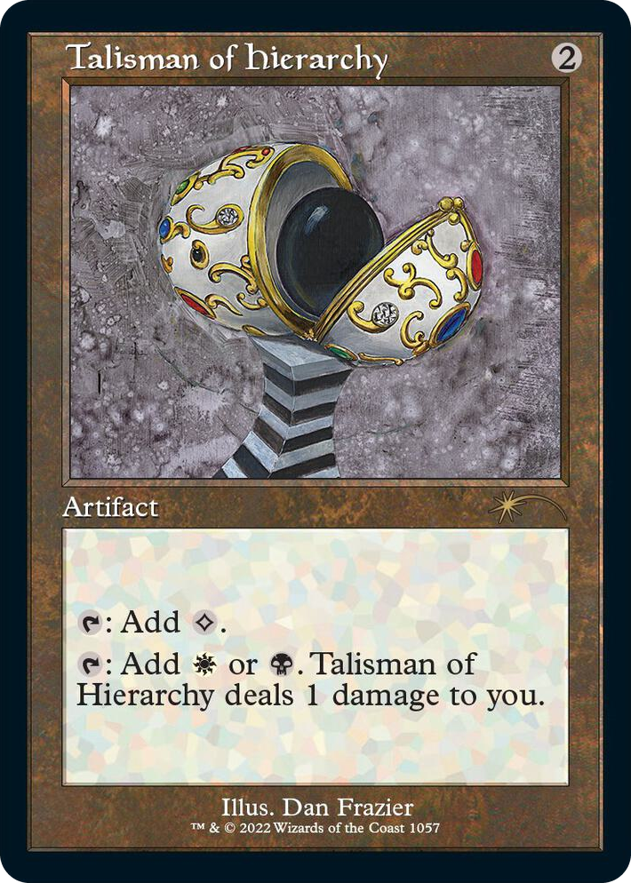 1057 Talisman of Hierarchy (Retro Frame) R Secret Lair Drop Series